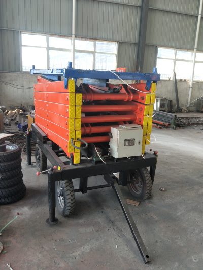 河南导轨液压升降货梯